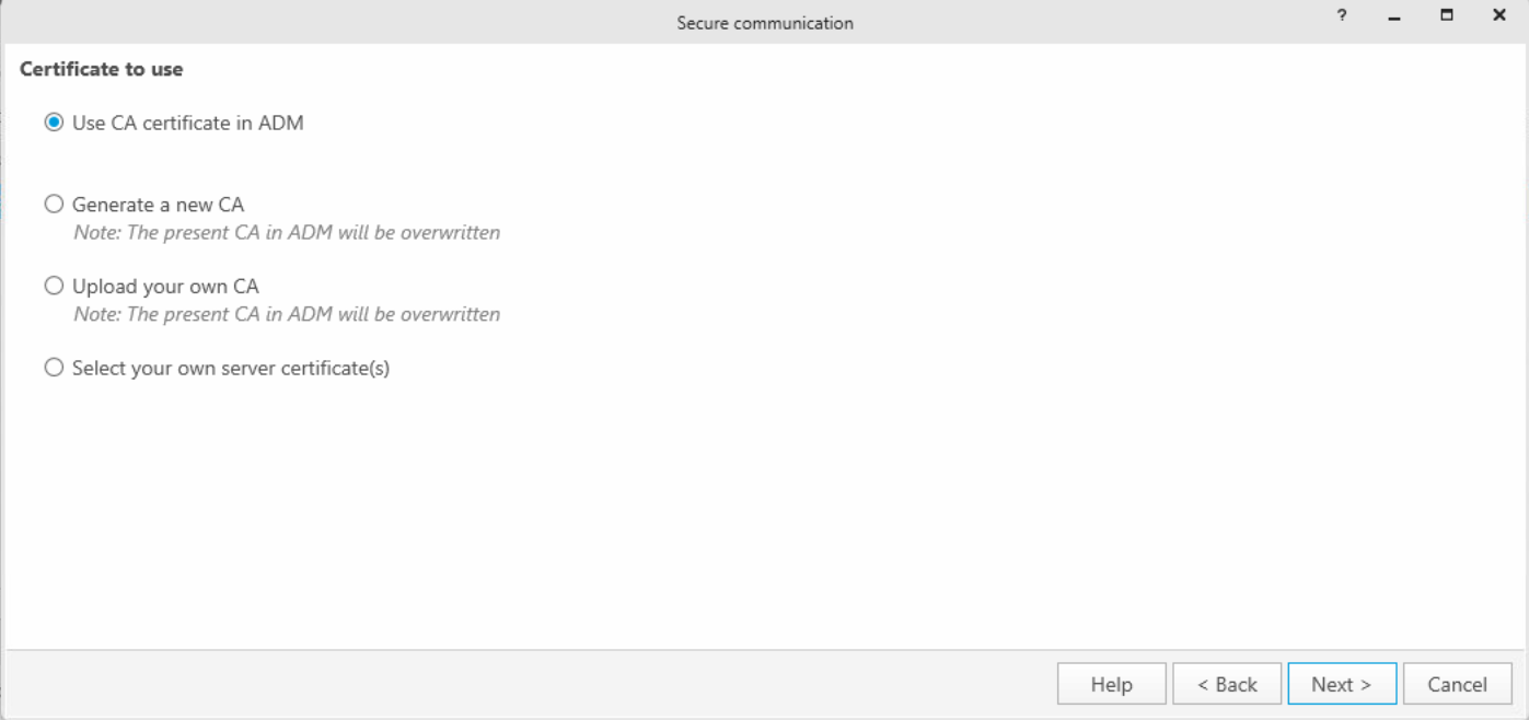Axis Device Manager and Certificate creation/installation
