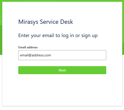 Mirasys Service Desk | Mirasys Help Center